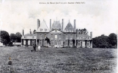 Château de mesnil Geoffroy en 1910