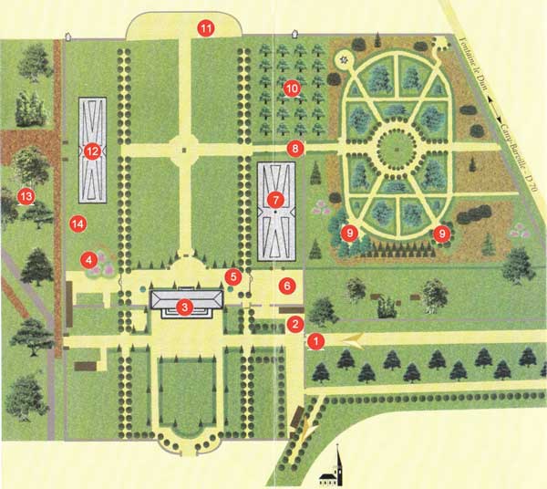 Plan du domaine de Mesnil Geoffroy