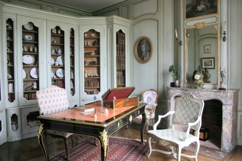 Château de Mesnil Geoffroy la bibliothèque